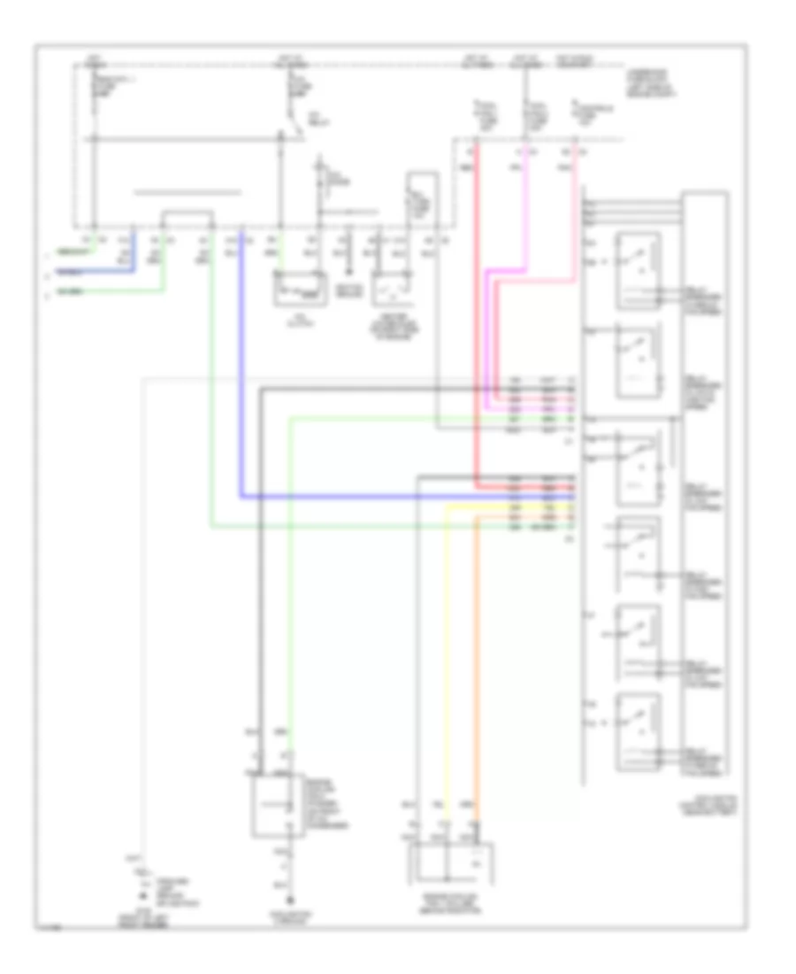 A C Wiring Diagram 2 of 2 for Saturn L300 2001