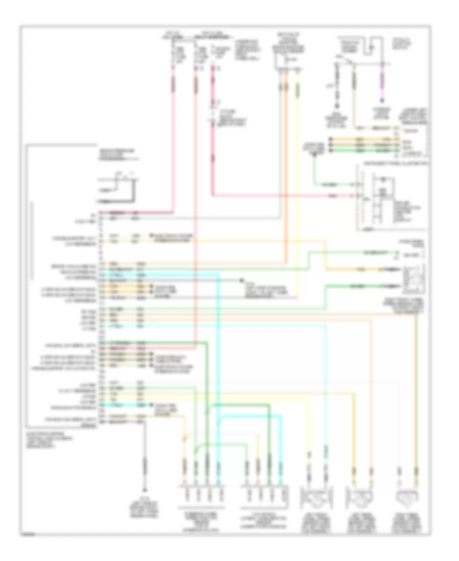 Anti lock Brakes Wiring Diagram for Saturn Outlook XR 2009