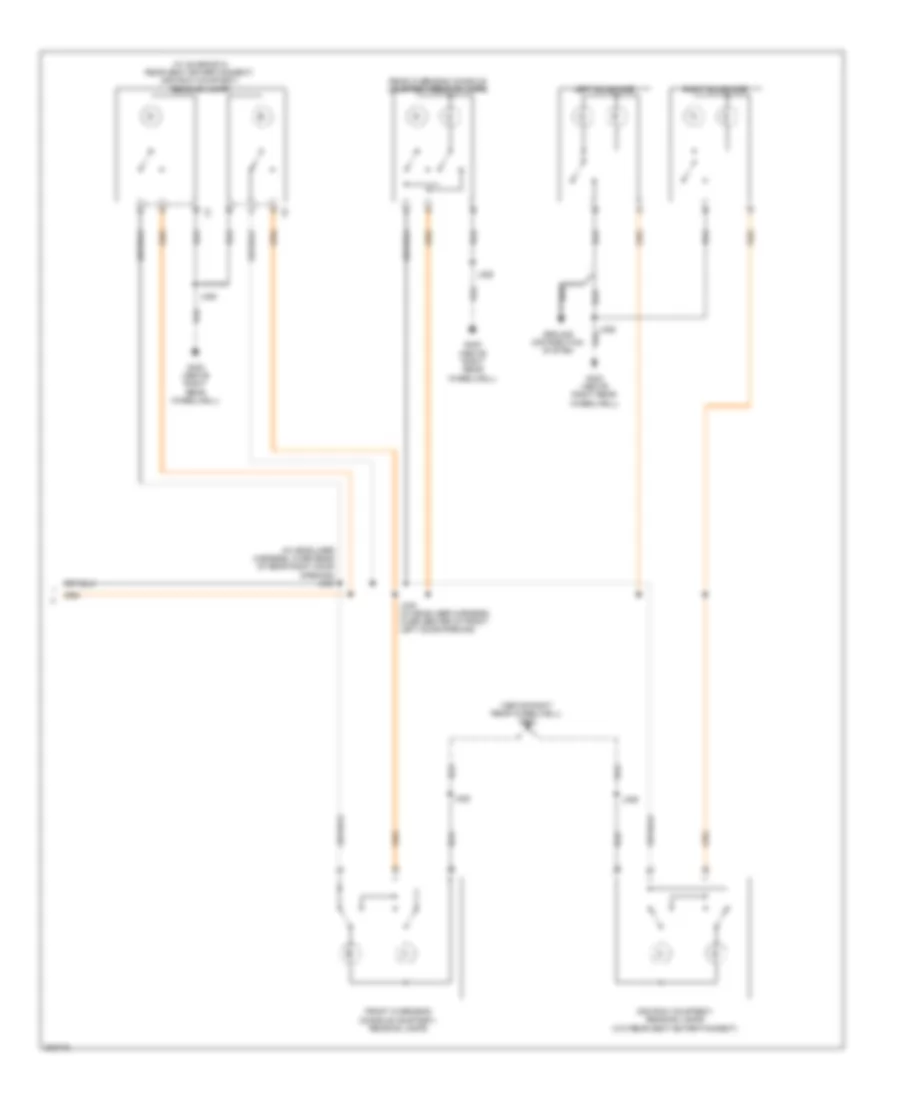 Courtesy Lamps Wiring Diagram 2 of 2 for Saturn Outlook XR 2009