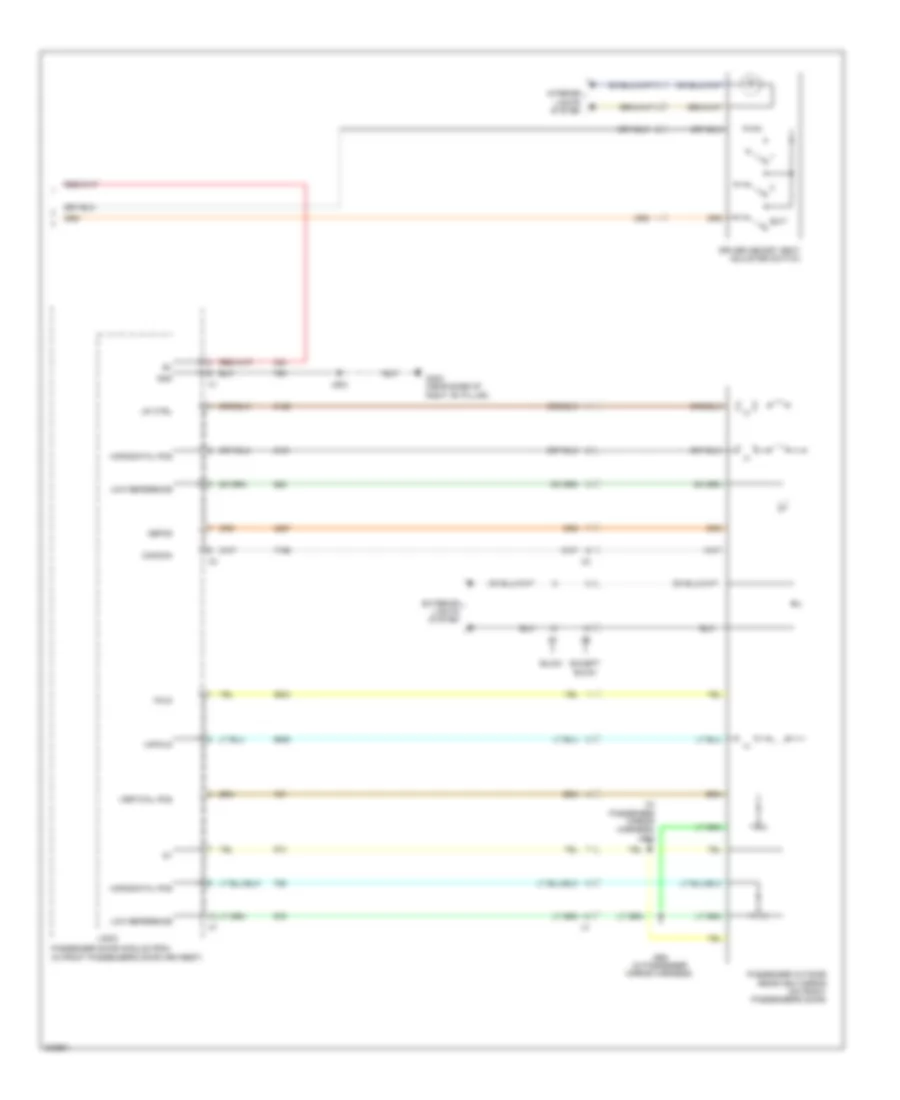 Memory Mirrors Wiring Diagram 2 of 2 for Saturn Outlook XR 2009