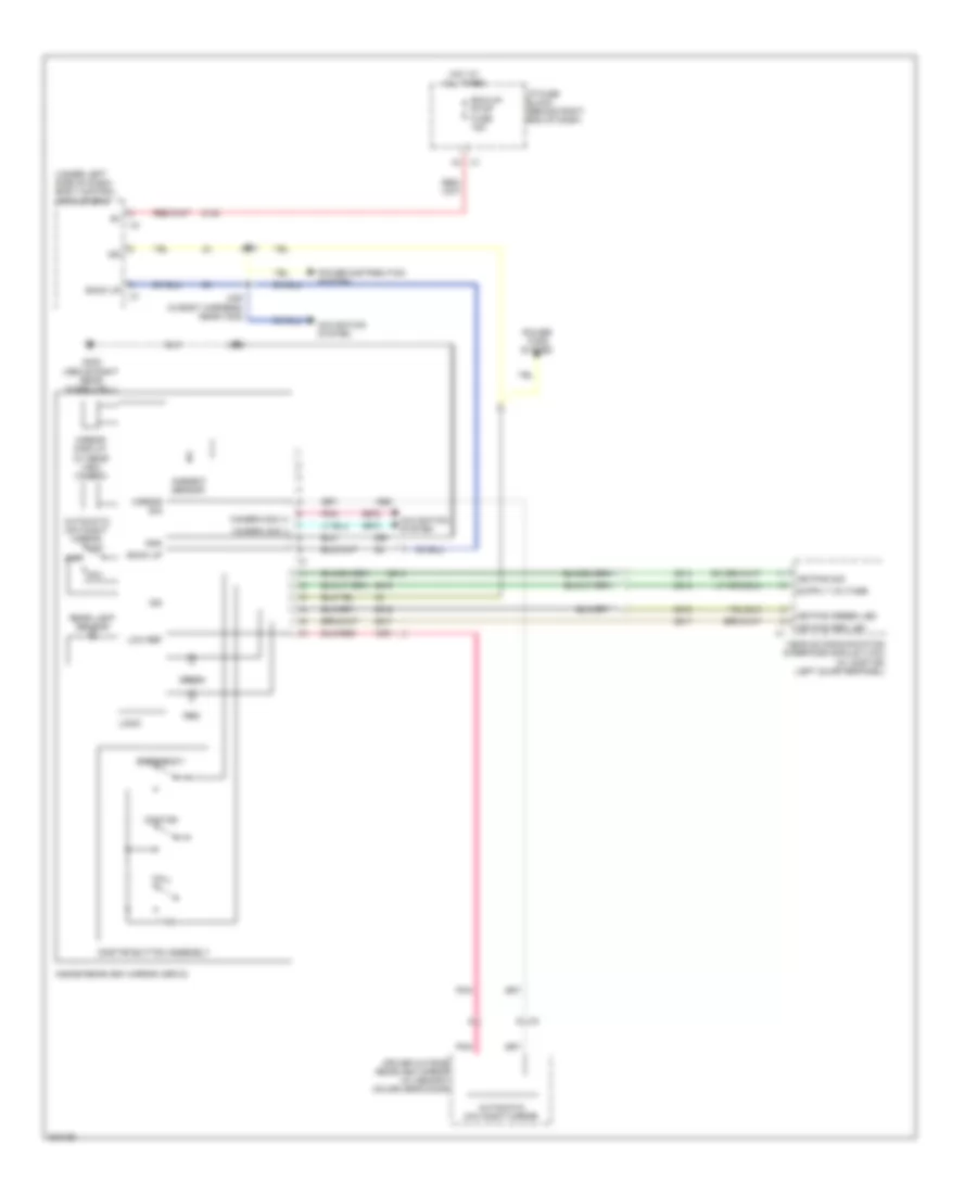 Electrochromic Mirror Wiring Diagram for Saturn Outlook XR 2009