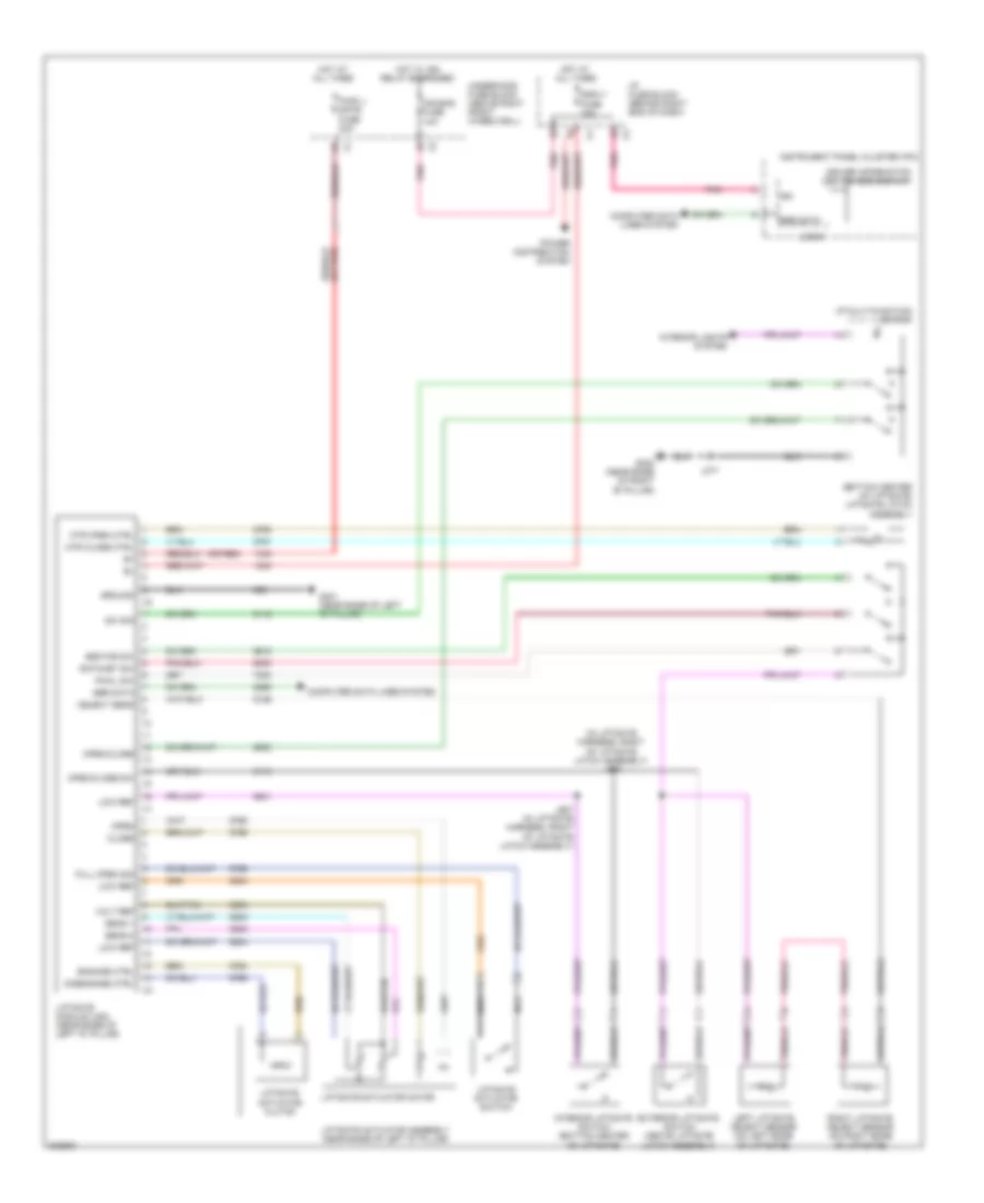 Liftgate Release Wiring Diagram Automatic for Saturn Outlook XR 2009