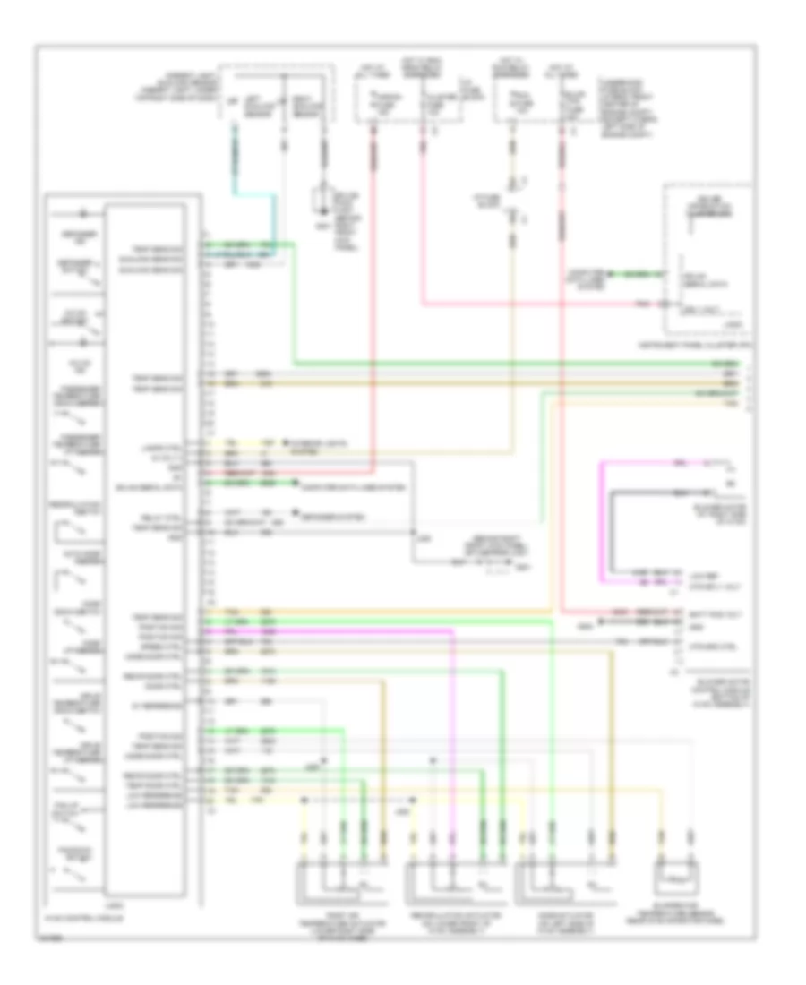 2.4L VIN Z, Automatic AC Wiring Diagram (1 of 2) for Saturn Vue Green Line 2009