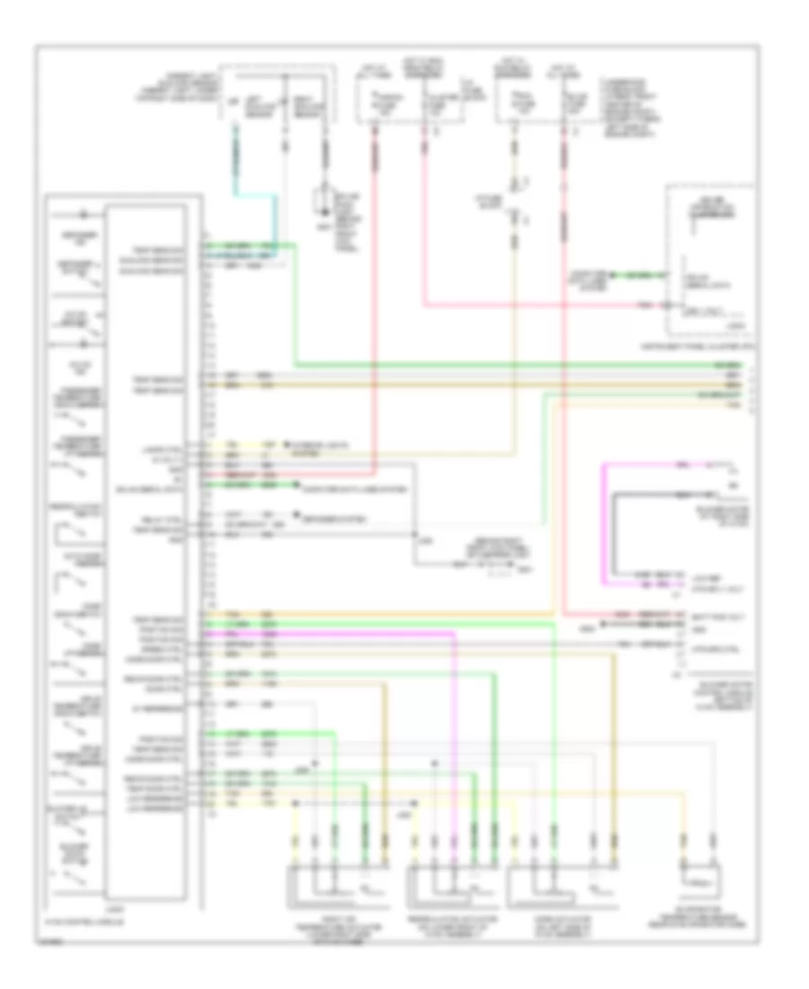 3.5L VIN N, Automatic AC Wiring Diagram (1 of 2) for Saturn Vue Green Line 2009