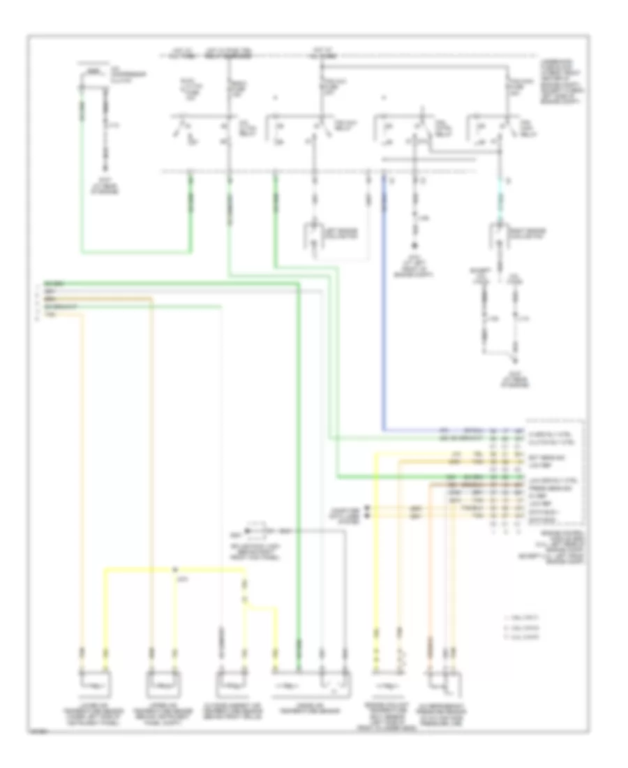 3.5L VIN N, Automatic AC Wiring Diagram (2 of 2) for Saturn Vue Green Line 2009