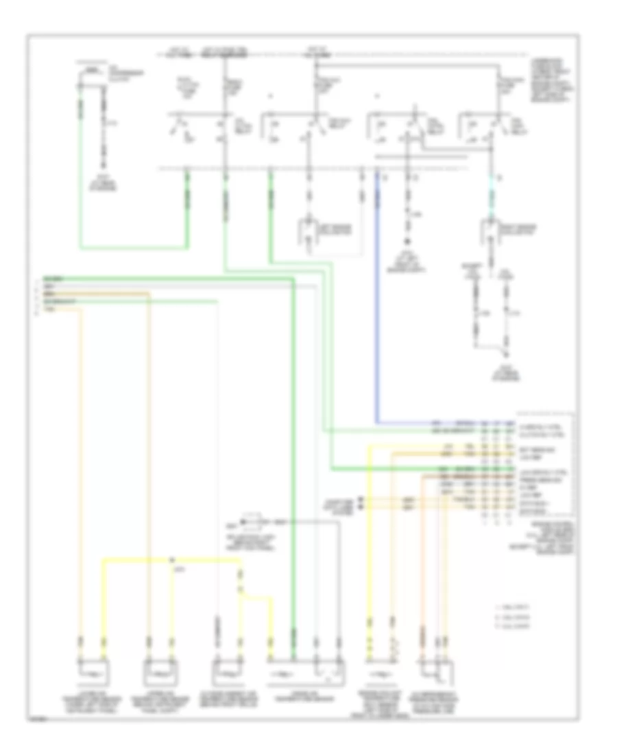 3 5L VIN N Automatic A C Wiring Diagram 2 of 2 for Saturn Vue Green Line 2009