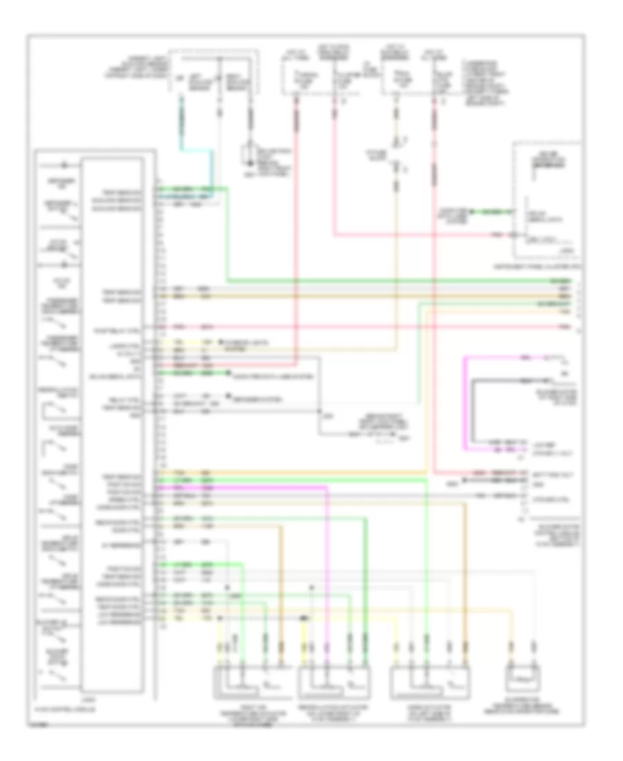 3.6L VIN B, Automatic AC Wiring Diagram (1 of 2) for Saturn Vue Green Line 2009