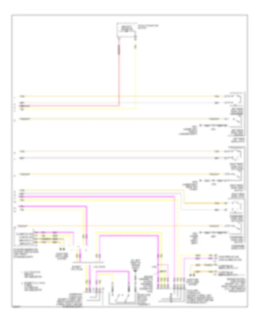 Forced Entry Wiring Diagram 2 of 2 for Saturn Vue Green Line 2009