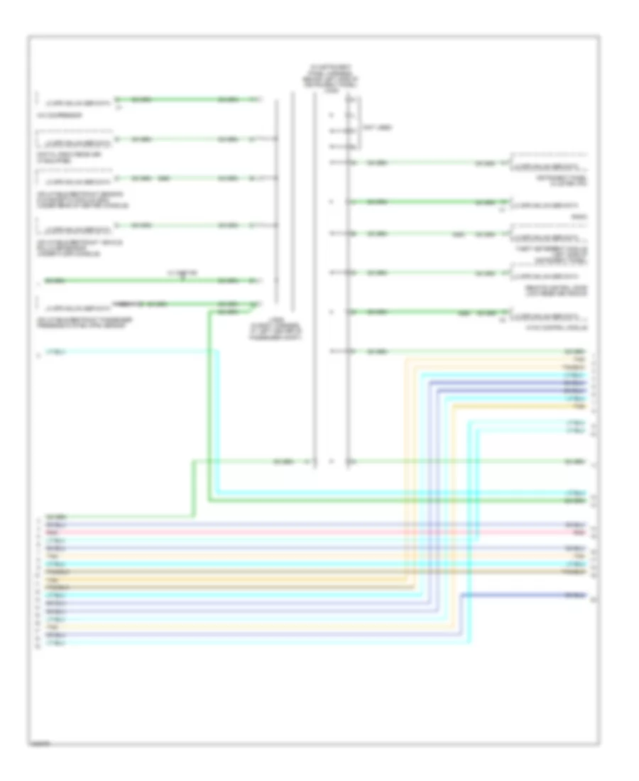 3.6L VIN B, Computer Data Lines Wiring Diagram (2 of 3) for Saturn Vue Green Line 2009