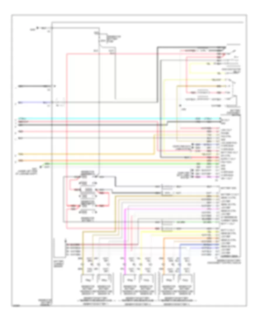 2.4L VIN Z, Hybrid System Wiring Diagram (3 of 3) for Saturn Vue Green Line 2009