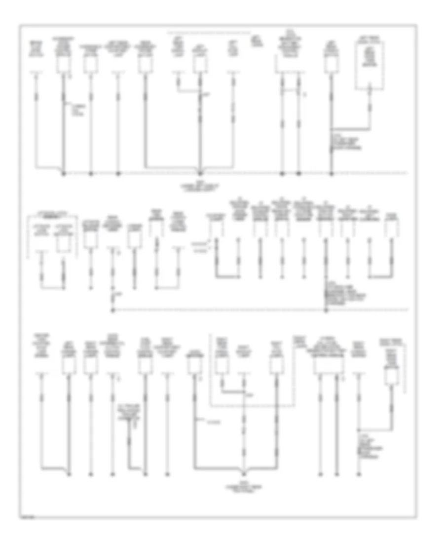 Ground Distribution Wiring Diagram 4 of 5 for Saturn Vue Green Line 2009