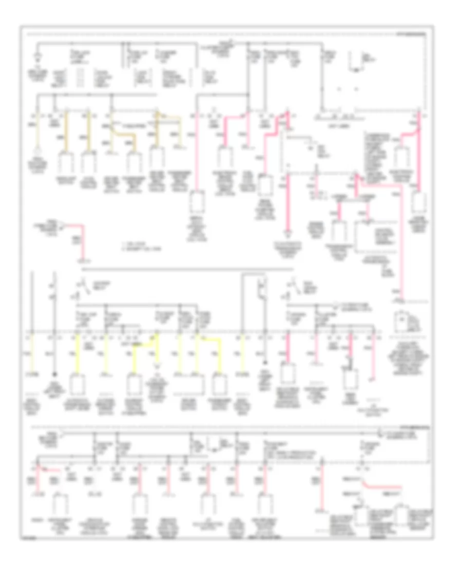 Power Distribution Wiring Diagram 3 of 5 for Saturn Vue Green Line 2009