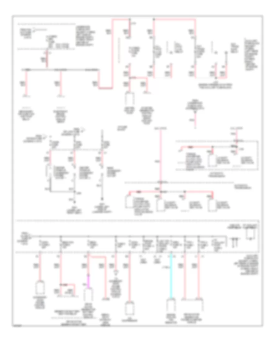 Power Distribution Wiring Diagram 4 of 5 for Saturn Vue Green Line 2009