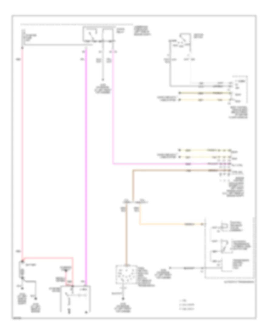 2.4L VIN P, Starting Wiring Diagram for Saturn Vue XE 2009