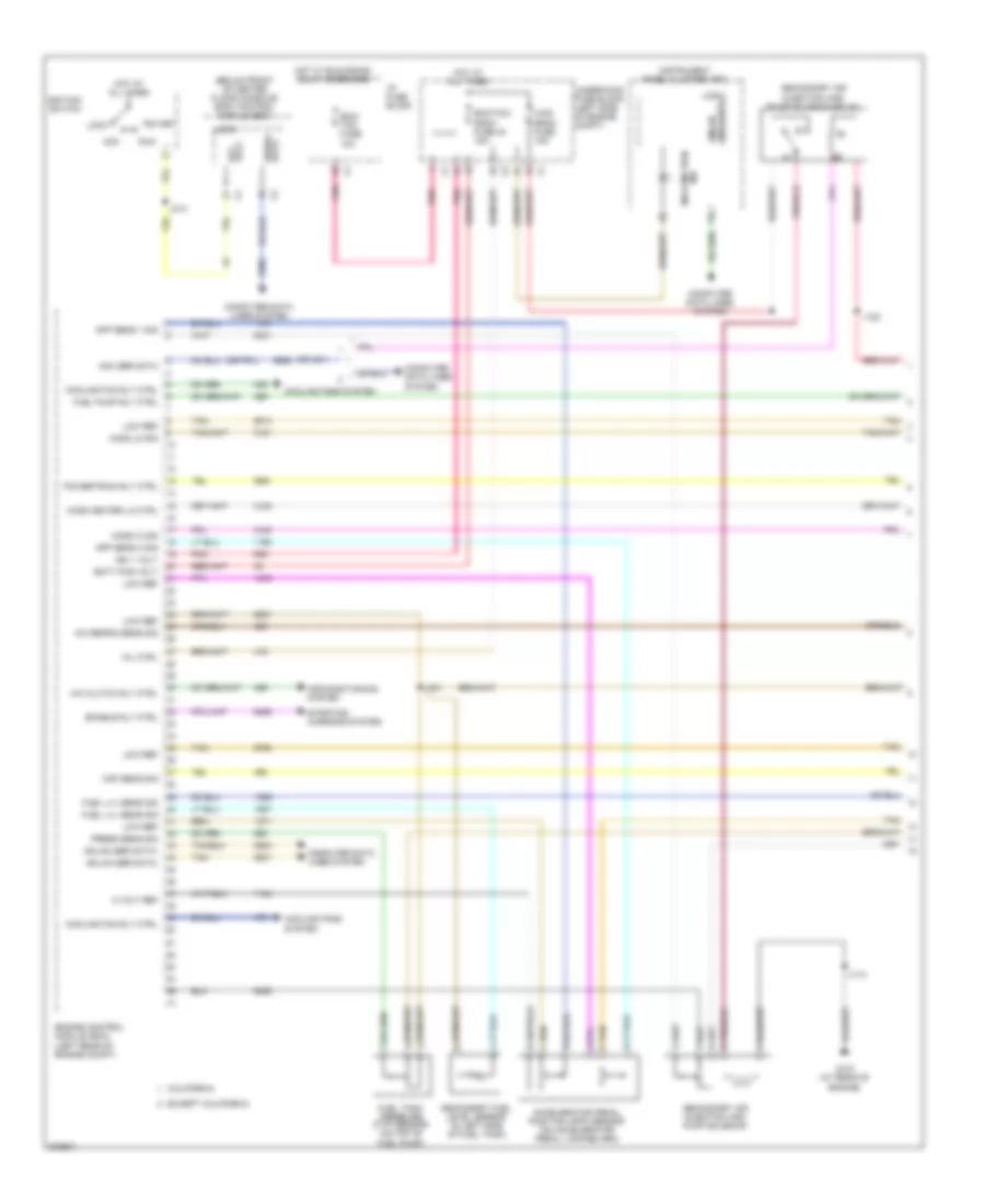 2 4L VIN P Engine Performance Wiring Diagram 1 of 5 for Saturn Vue XE 2009