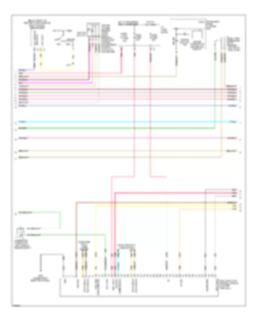 3.5L VIN N, Engine Performance Wiring Diagram (2 of 4) for Saturn Vue XE 2009