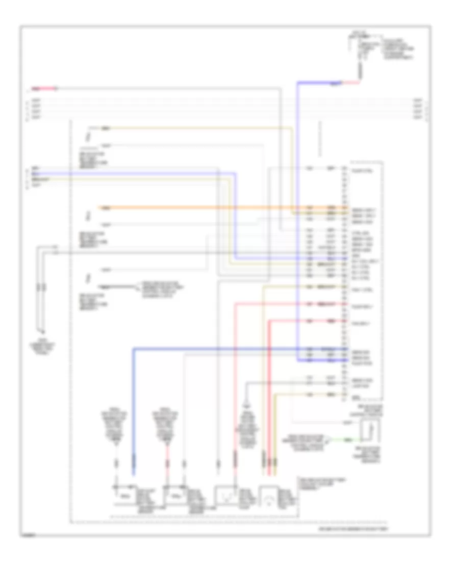3.6L VIN B, Hybrid System Wiring Diagram (4 of 5) for Saturn Vue XE 2009