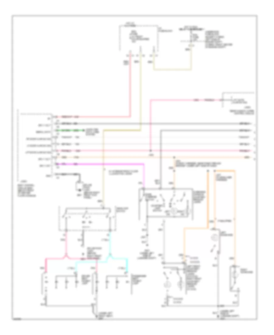 Courtesy Lamps Wiring Diagram 1 of 2 for Saturn Vue XE 2009