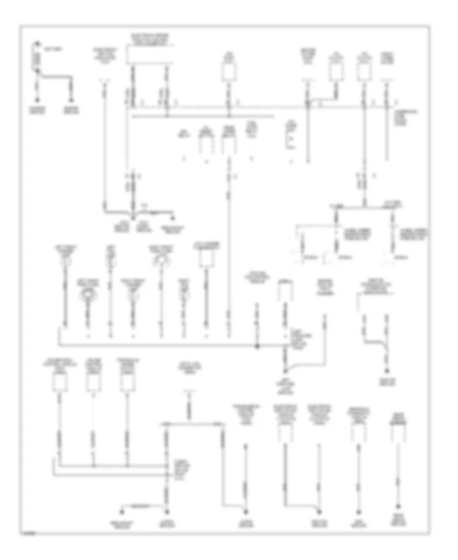 Ground Distribution Wiring Diagram 1 of 3 for Saturn L100 2002