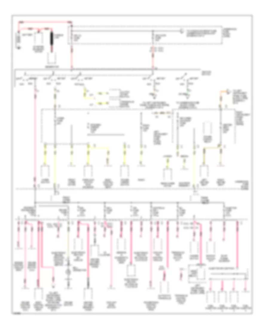 Power Distribution Wiring Diagram 1 of 4 for Saturn L100 2002