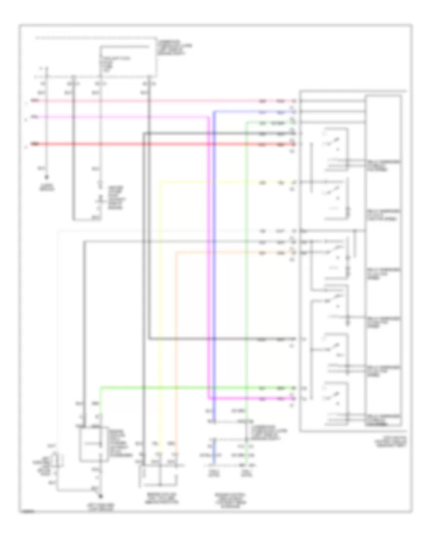 Automatic A C Wiring Diagram 2 of 2 for Saturn L300 2002