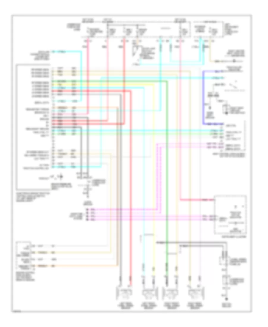 3.0L VIN R, Anti-lock Brake Wiring Diagrams for Saturn L300 2002