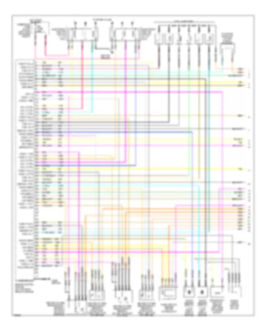 3 0L VIN R Engine Performance Wiring Diagrams 1 of 3 for Saturn L300 2002