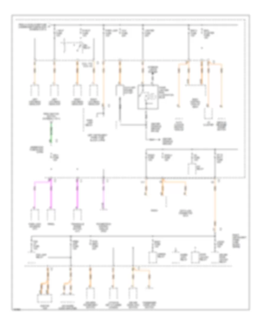 Power Distribution Wiring Diagram 3 of 4 for Saturn L300 2002