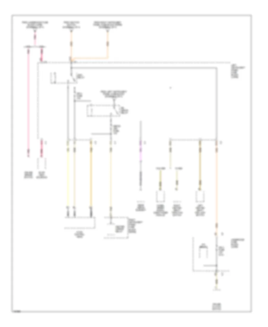 Power Distribution Wiring Diagram (4 of 4) for Saturn L300 2002