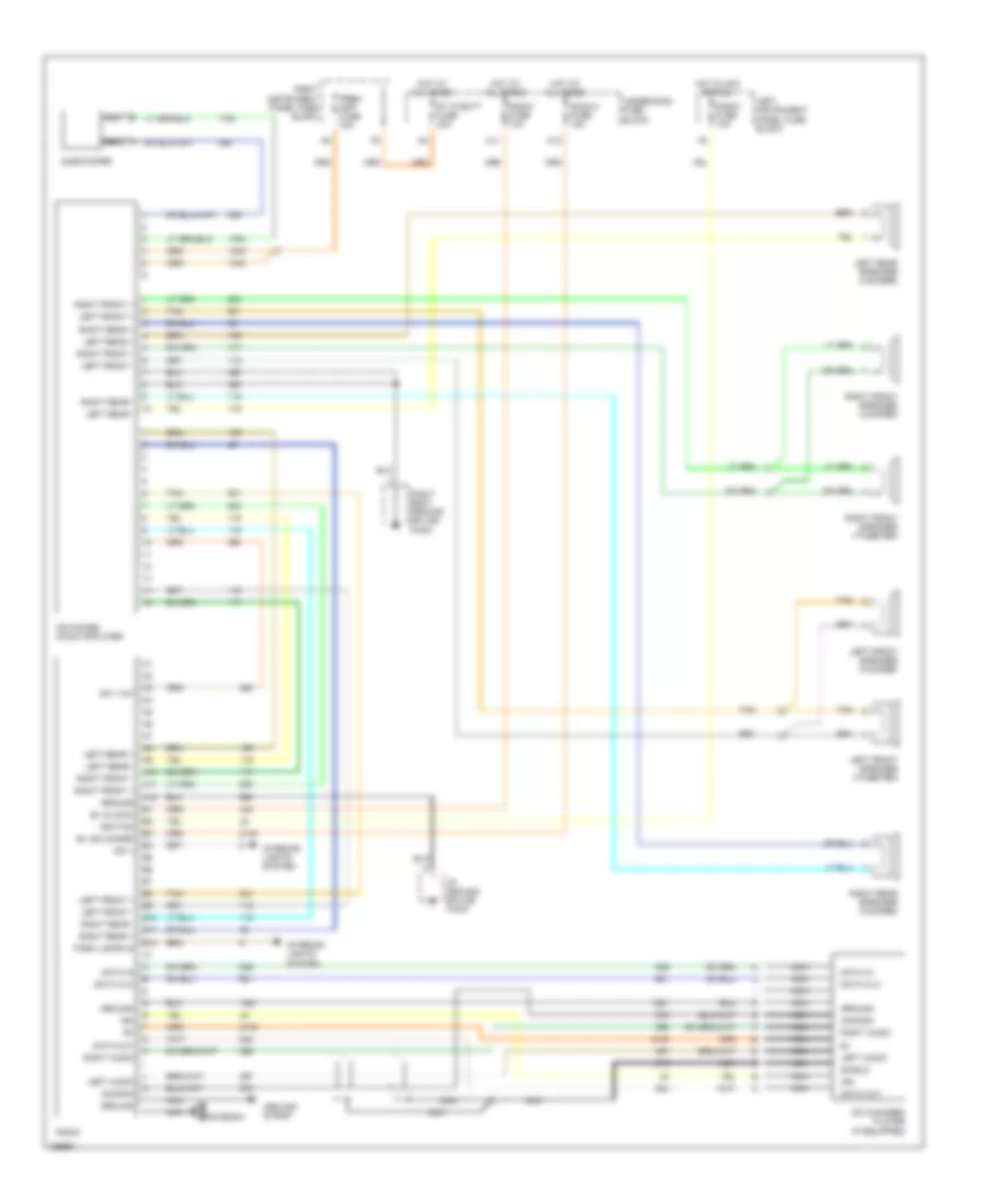 Radio Wiring Diagrams, with Amplifier for Saturn L300 2002