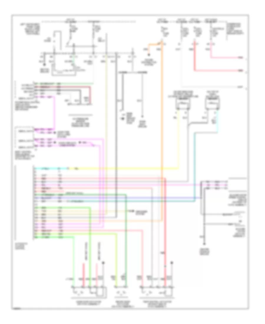 Automatic A C Wiring Diagram 1 of 2 for Saturn LW200 2002