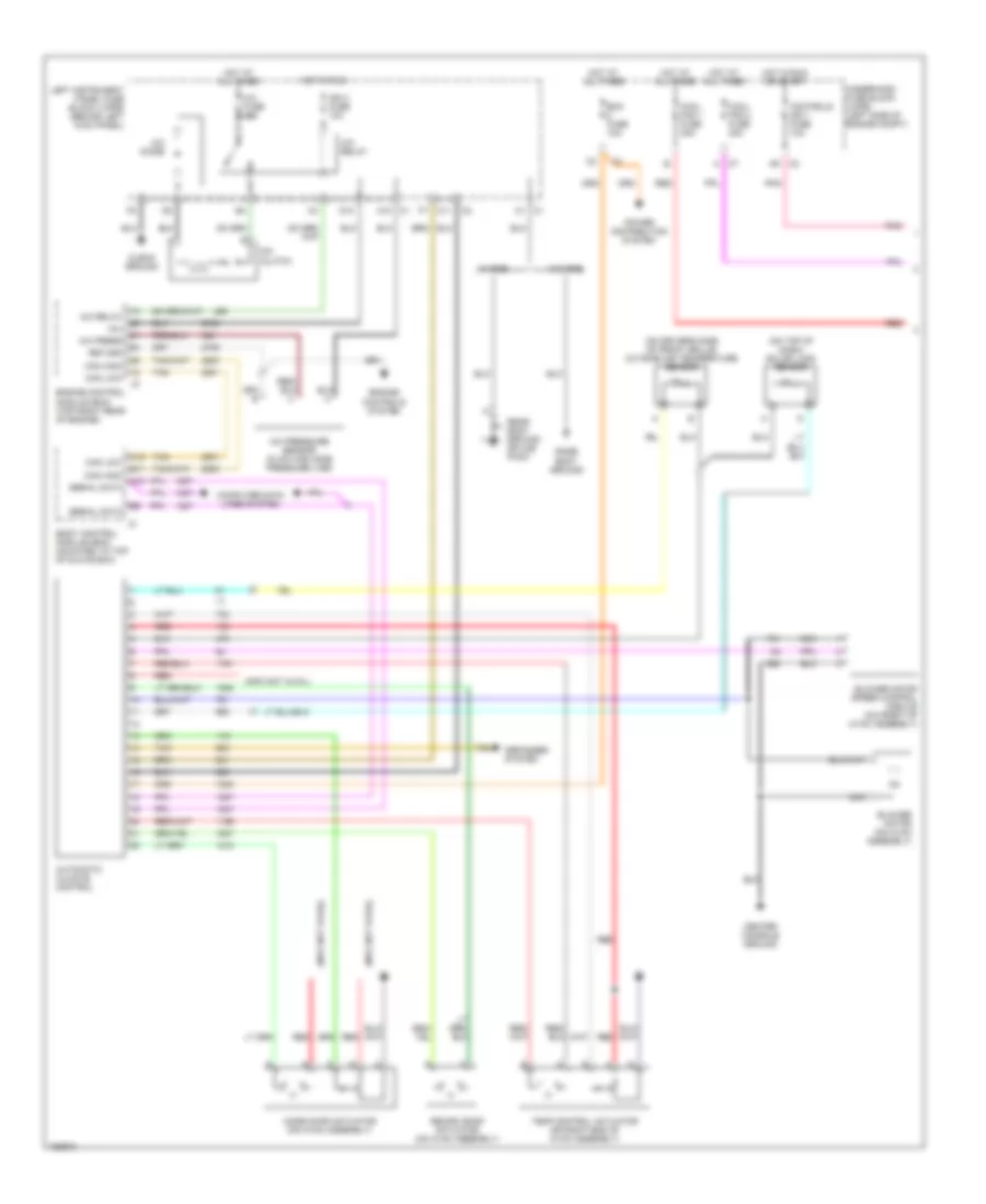 Automatic A C Wiring Diagram 1 of 2 for Saturn LW300 2002