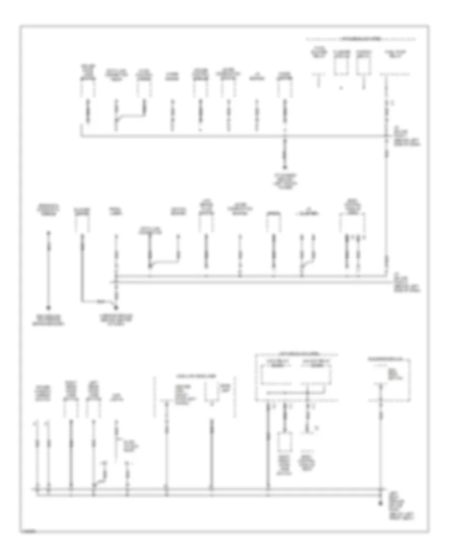 Ground Distribution Wiring Diagram 2 of 3 for Saturn SC1 2002