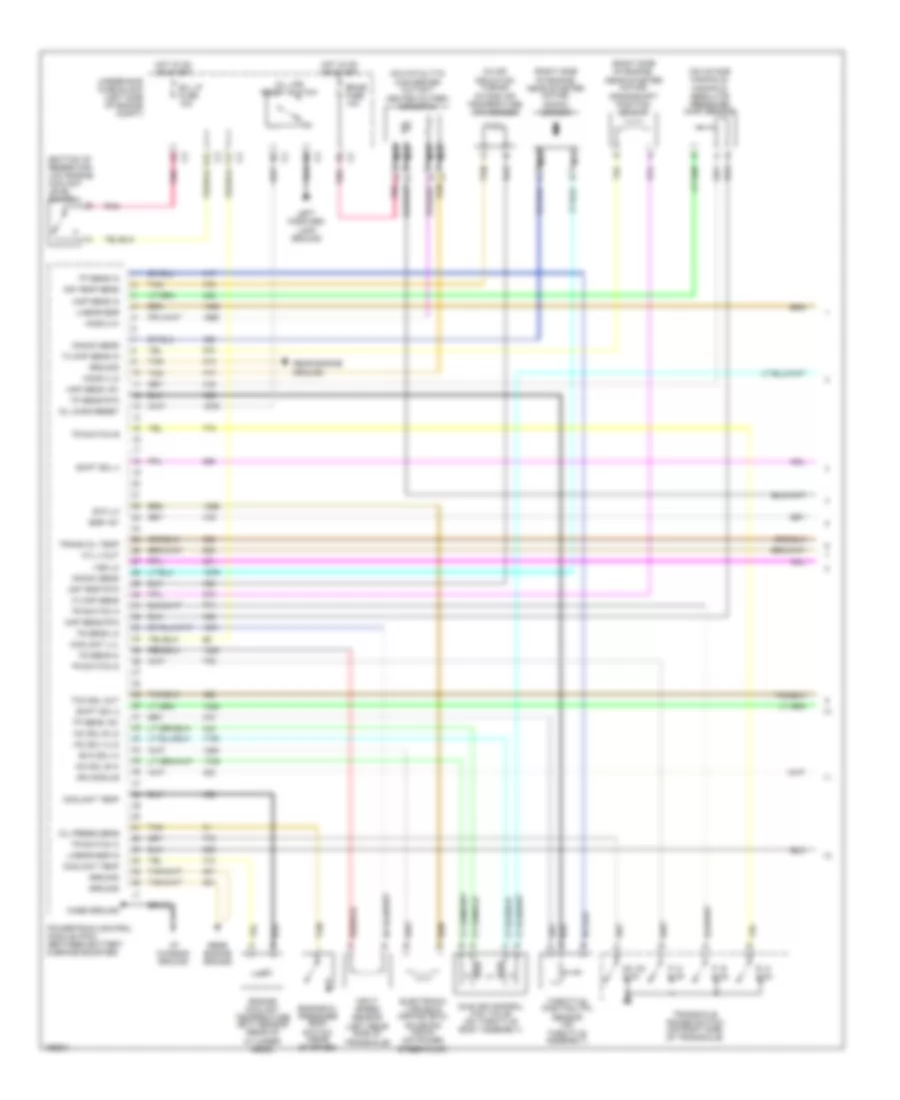 1 9L VIN 8 Engine Performance Wiring Diagrams 1 of 3 for Saturn SL1 2002