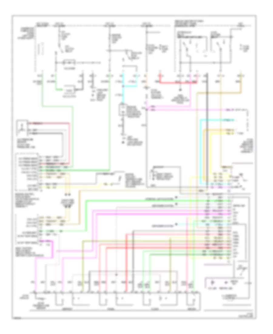 2.2L VIN F, Manual AC Wiring Diagram, Early Production for Saturn Vue 2002