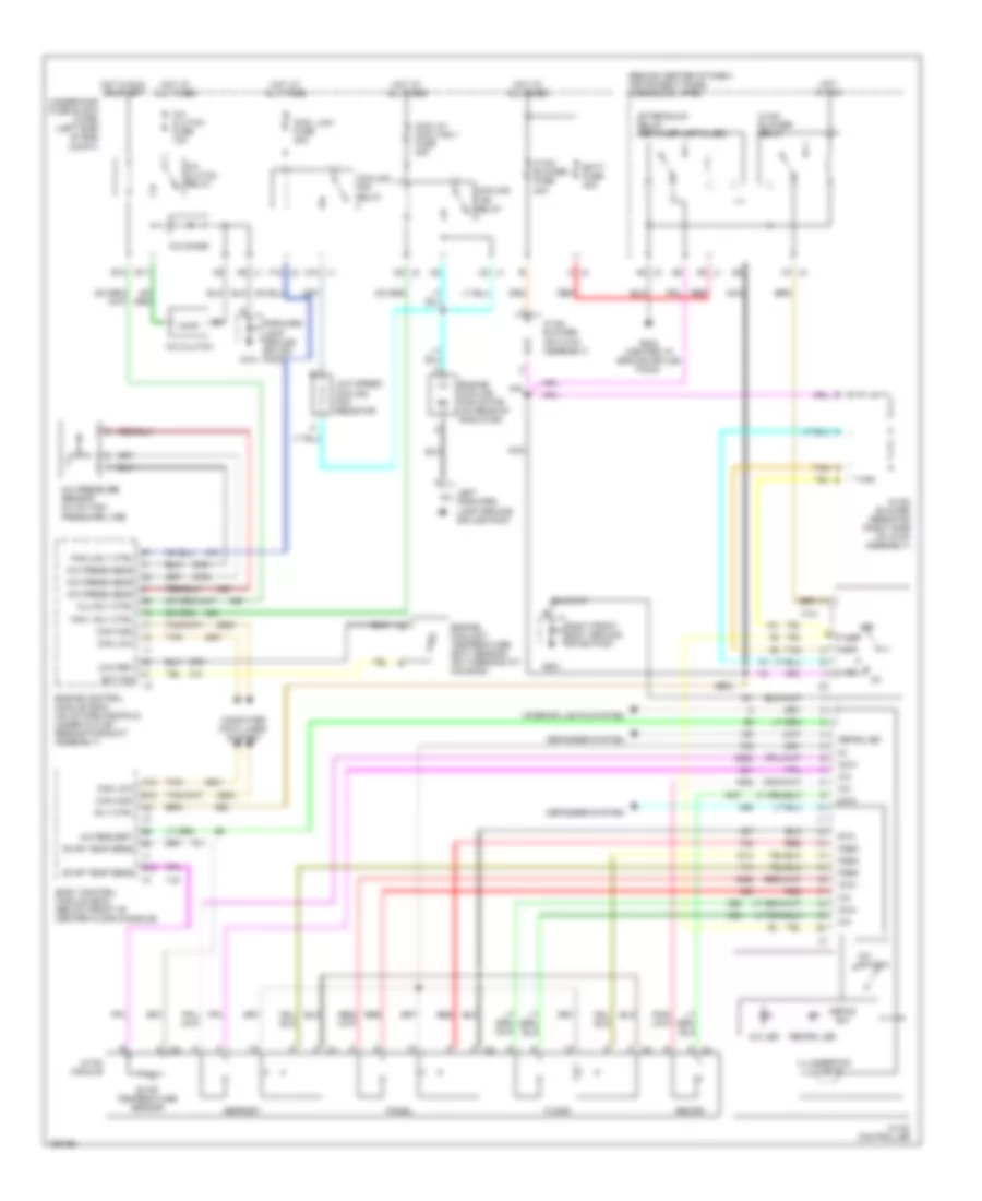 2.2L VIN F, Manual AC Wiring Diagram, Late Production for Saturn Vue 2002