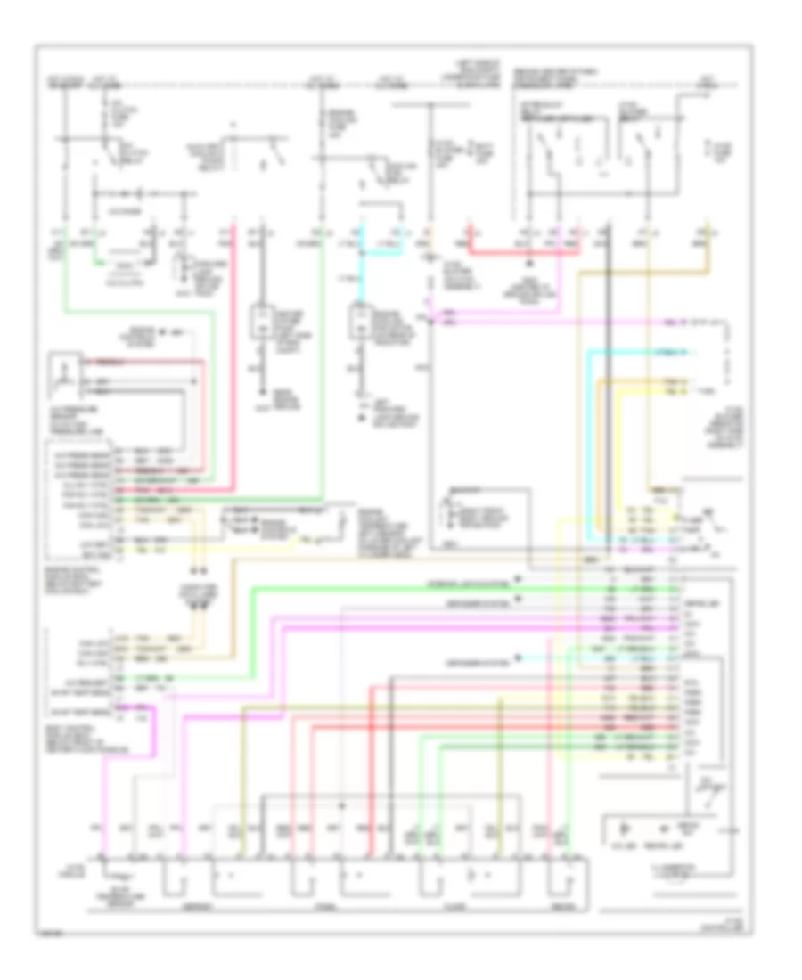 3.0L VIN R, Manual AC Wiring Diagram, Early Production for Saturn Vue 2002
