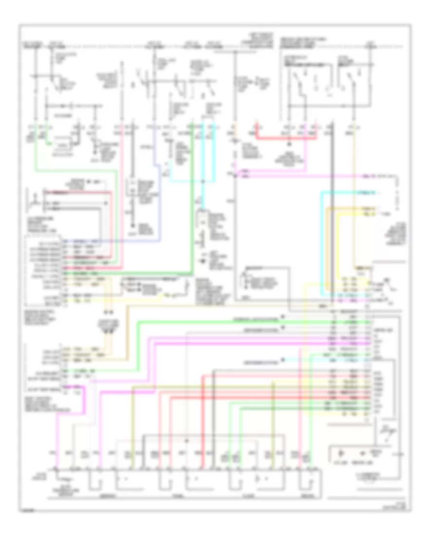 3.0L VIN R, Manual AC Wiring Diagram, Late Production for Saturn Vue 2002