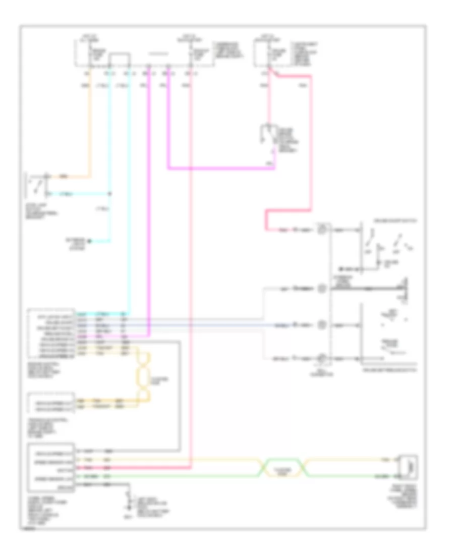 3.0L VIN R, Cruise Control Wiring Diagram for Saturn Vue 2002