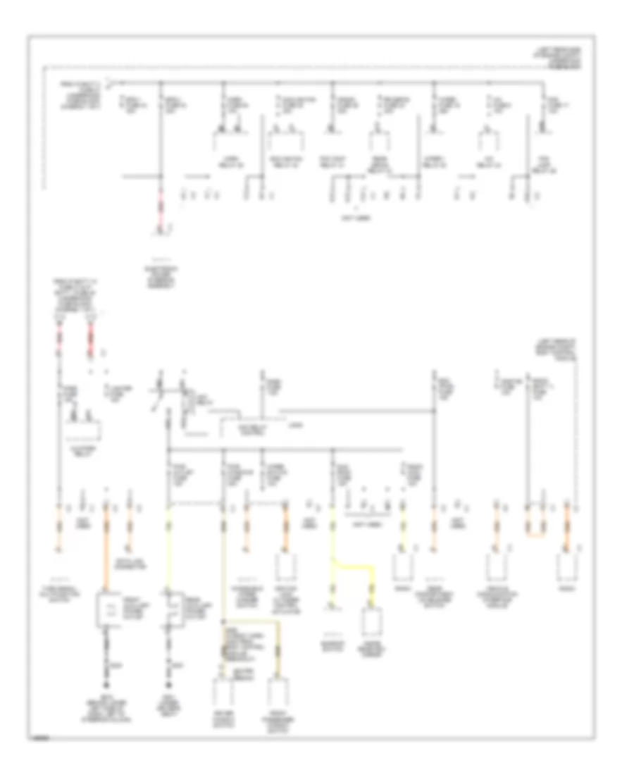 Power Distribution Wiring Diagram (2 of 3) for Saturn Ion 2 2003
