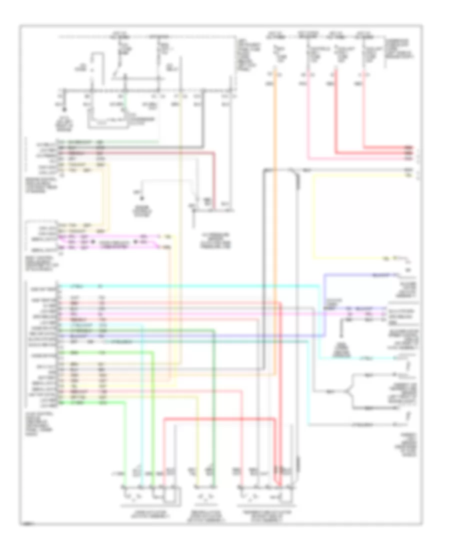 Automatic AC Wiring Diagram (1 of 2) for Saturn L300 2003