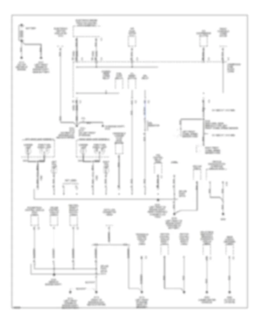 Ground Distribution Wiring Diagram 1 of 3 for Saturn L300 2003