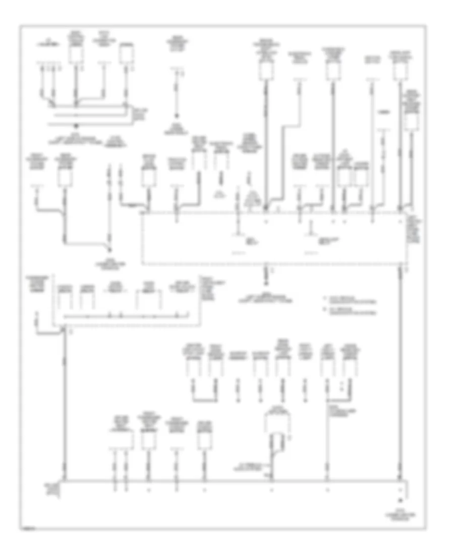 Ground Distribution Wiring Diagram 2 of 3 for Saturn L300 2003