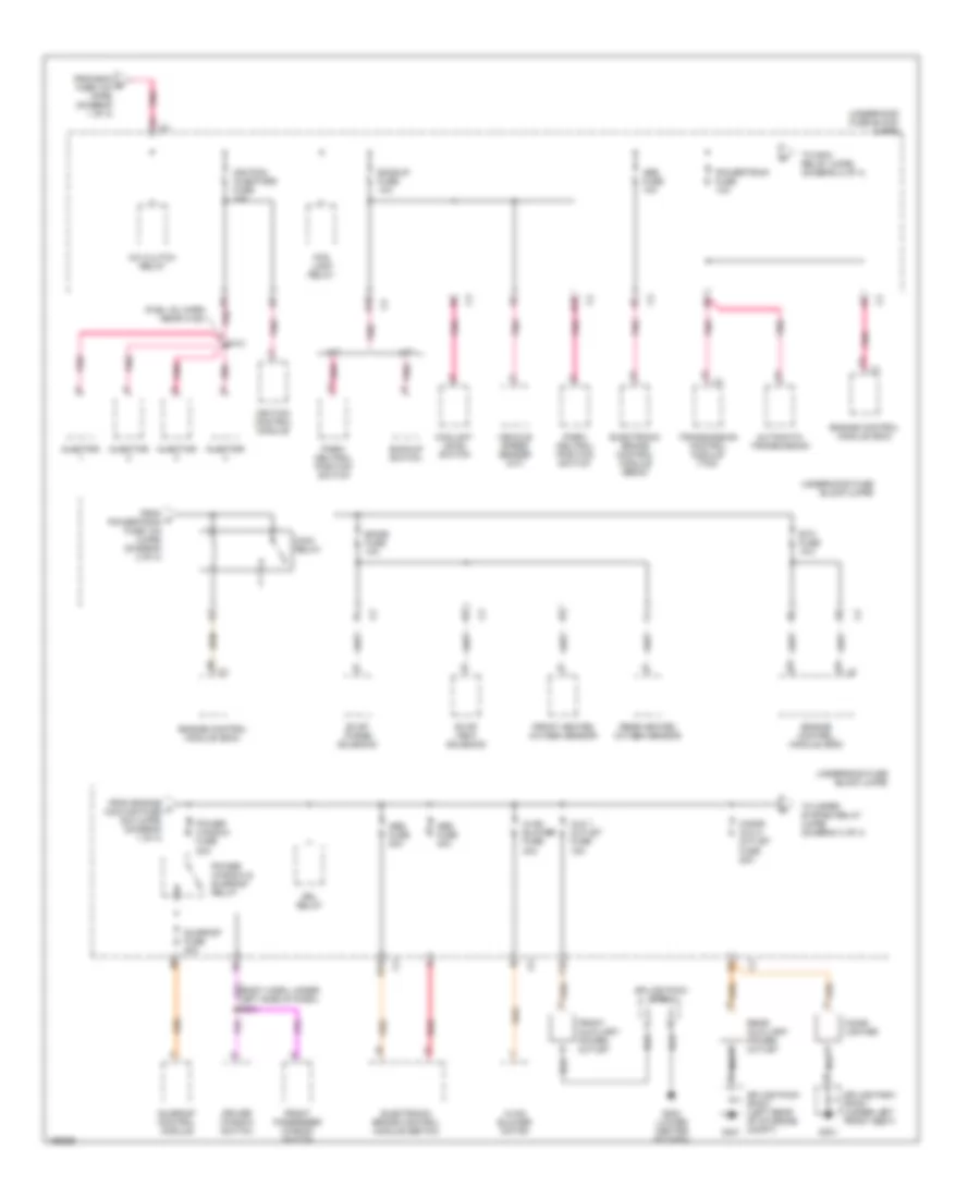 2.2L VIN F, Power Distribution Wiring Diagram (2 of 4) for Saturn Vue 2003