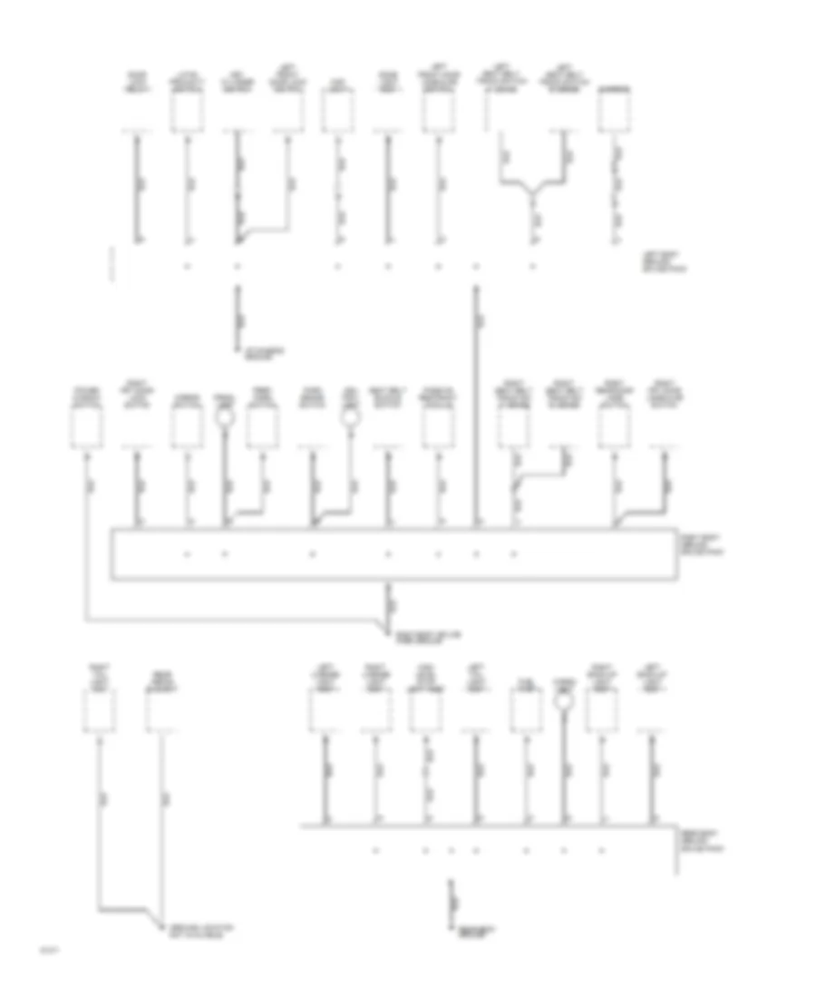 Ground Distribution Wiring Diagram 6 of 6 for Saturn SC1 1994