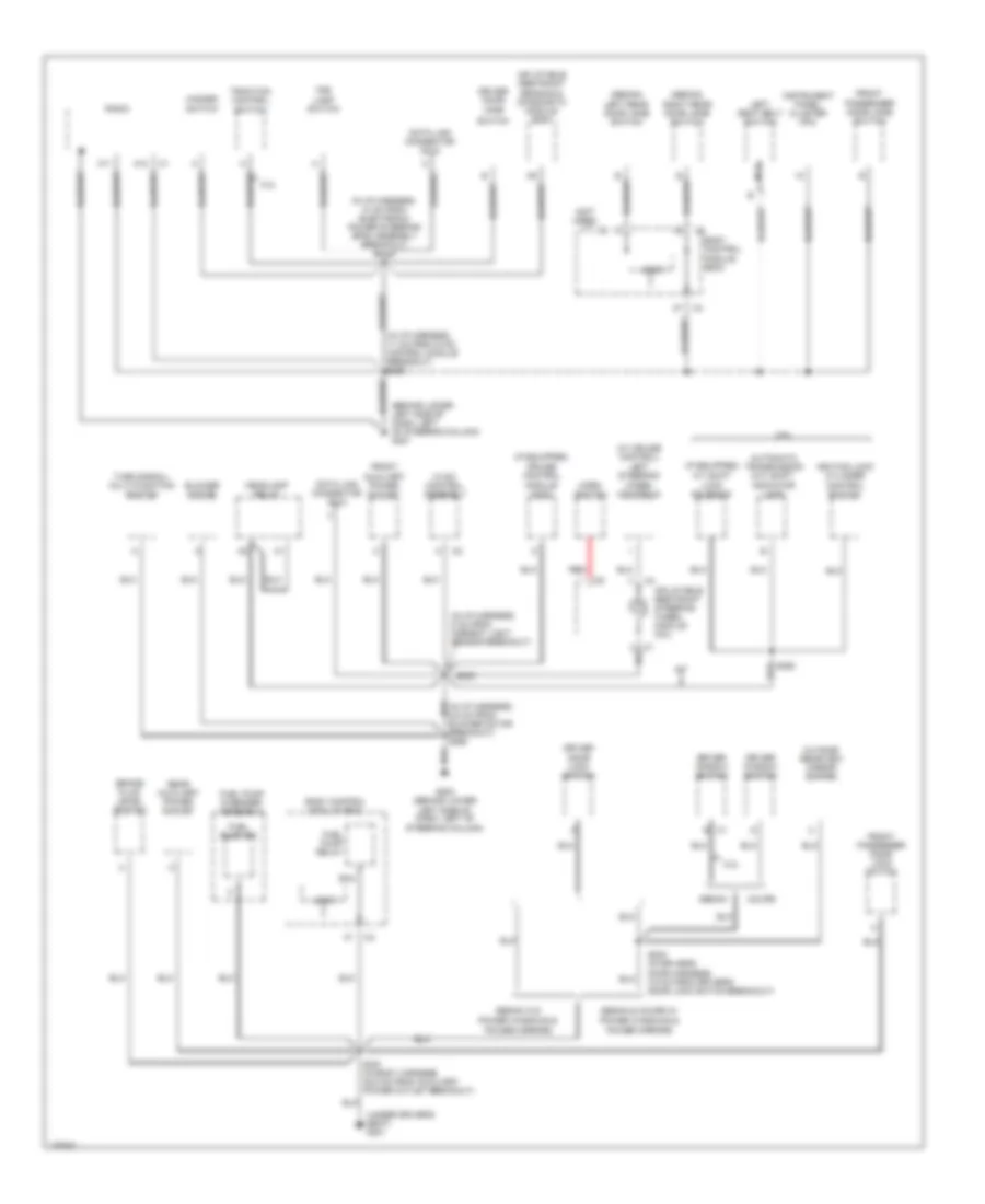 Ground Distribution Wiring Diagram (2 of 4) for Saturn Ion 1 2004