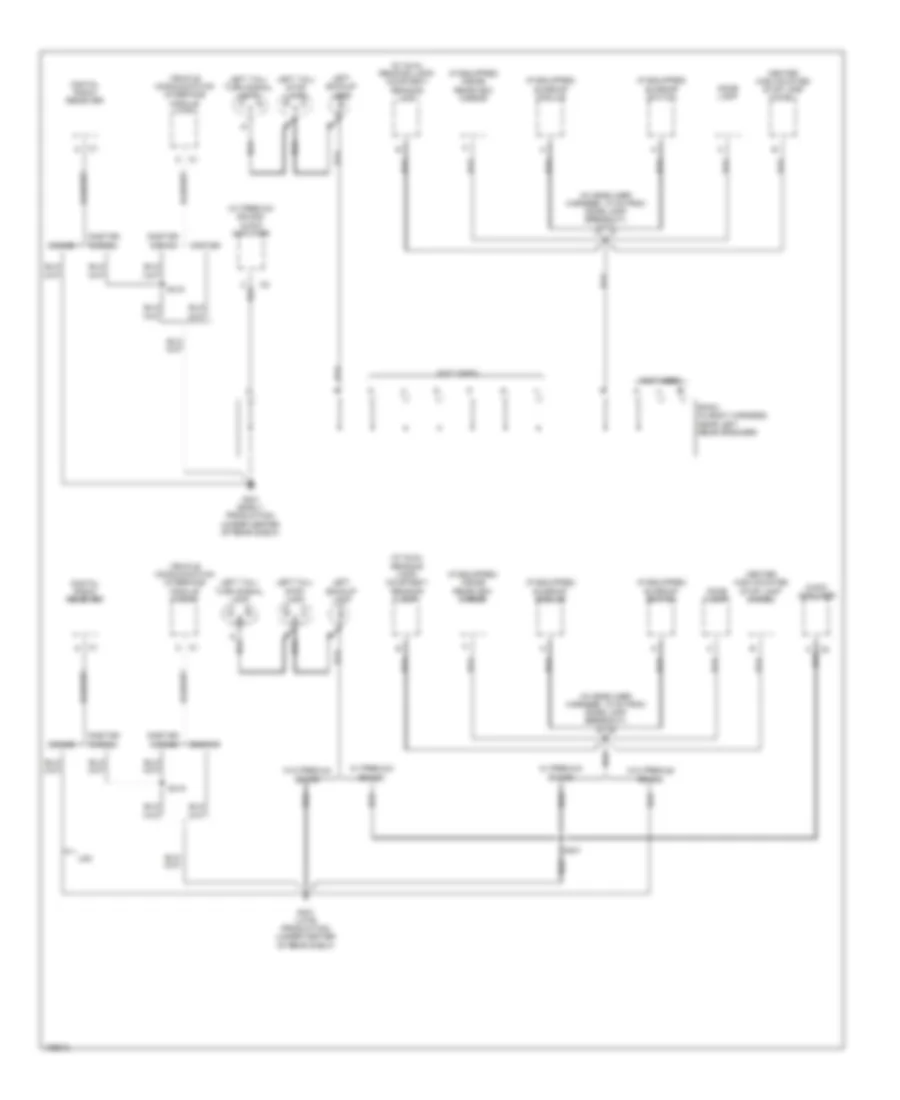 Ground Distribution Wiring Diagram 3 of 4 for Saturn Ion 1 2004