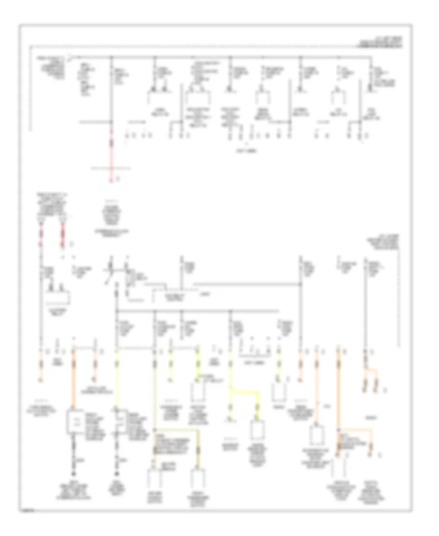 Power Distribution Wiring Diagram 2 of 3 for Saturn Ion 1 2004