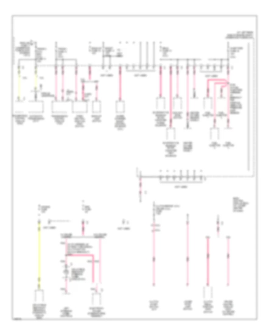Power Distribution Wiring Diagram (3 of 3) for Saturn Ion 1 2004