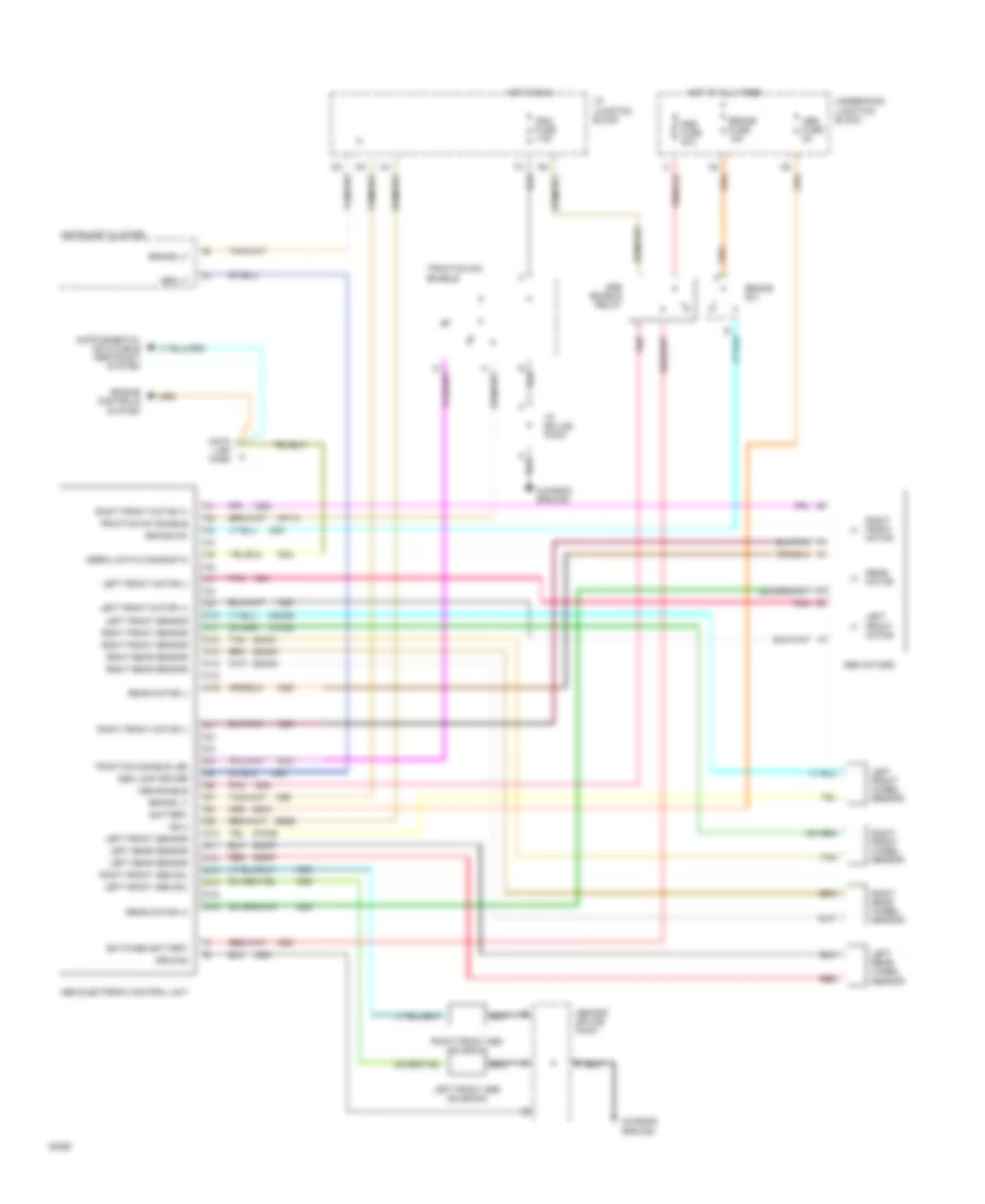 Anti-lock Brake Wiring Diagrams for Saturn SL2 1994